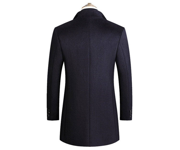 Men's single-breasted coat Classic elegant cut