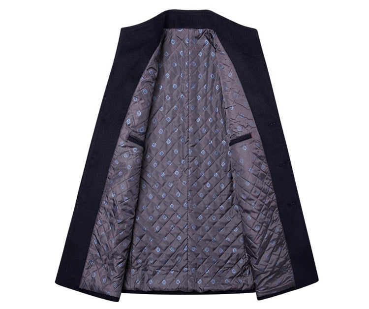 Men's single-breasted coat Classic elegant cut