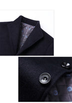 Men's single-breasted coat Classic elegant cut