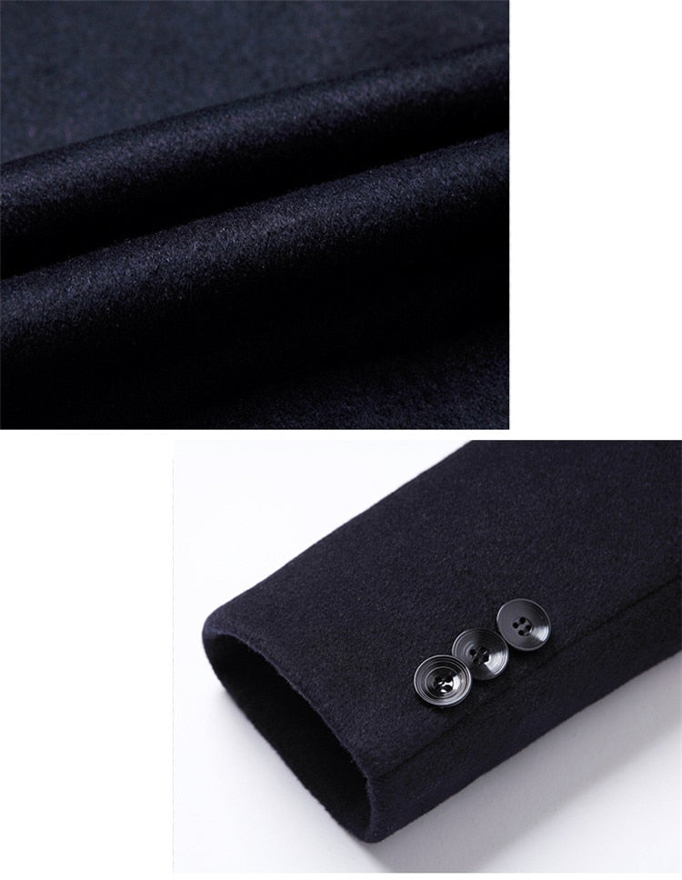 Men's single-breasted coat Classic elegant cut