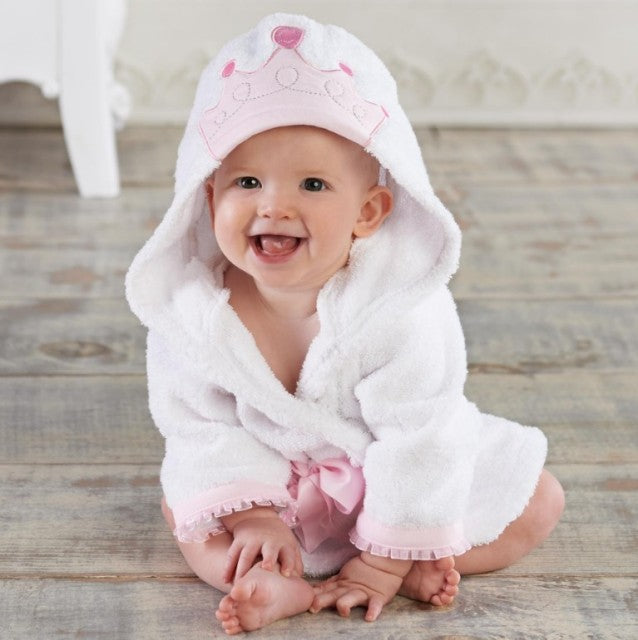 Warmes Baby-Bademantel mit lustiger Tierkapuze