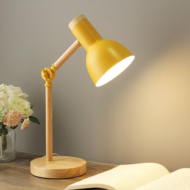 Lampada da tavolo moderna regolabile illuminazione in stile nordico