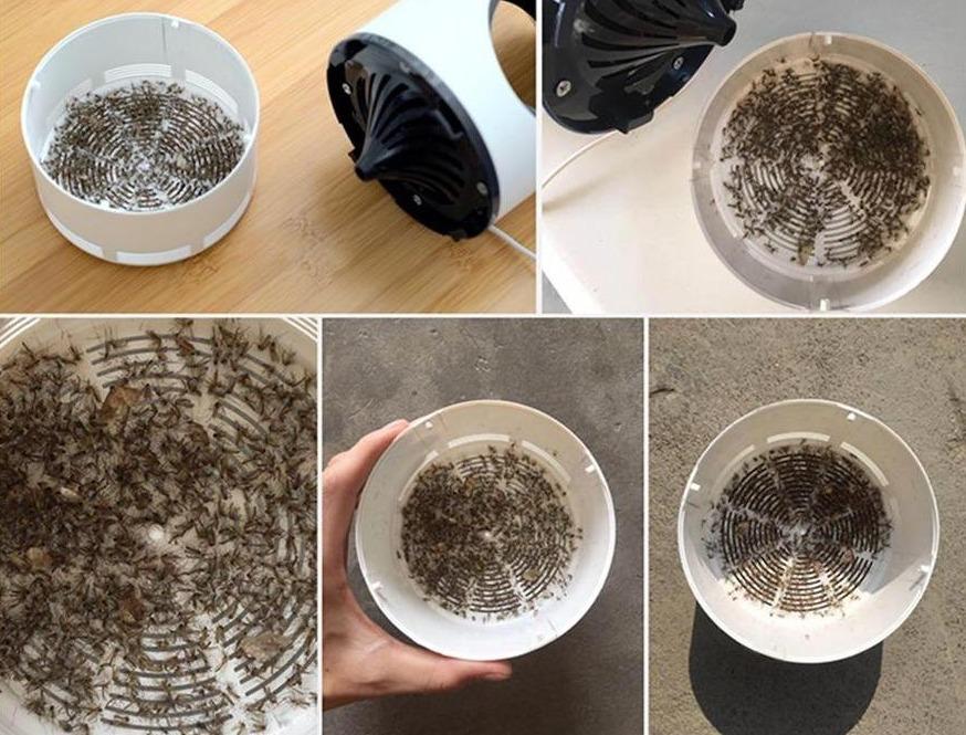 Kompaktowa UV-lampa na komary USB