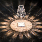 Crystal style table lamp with touch control elegant light wall light
