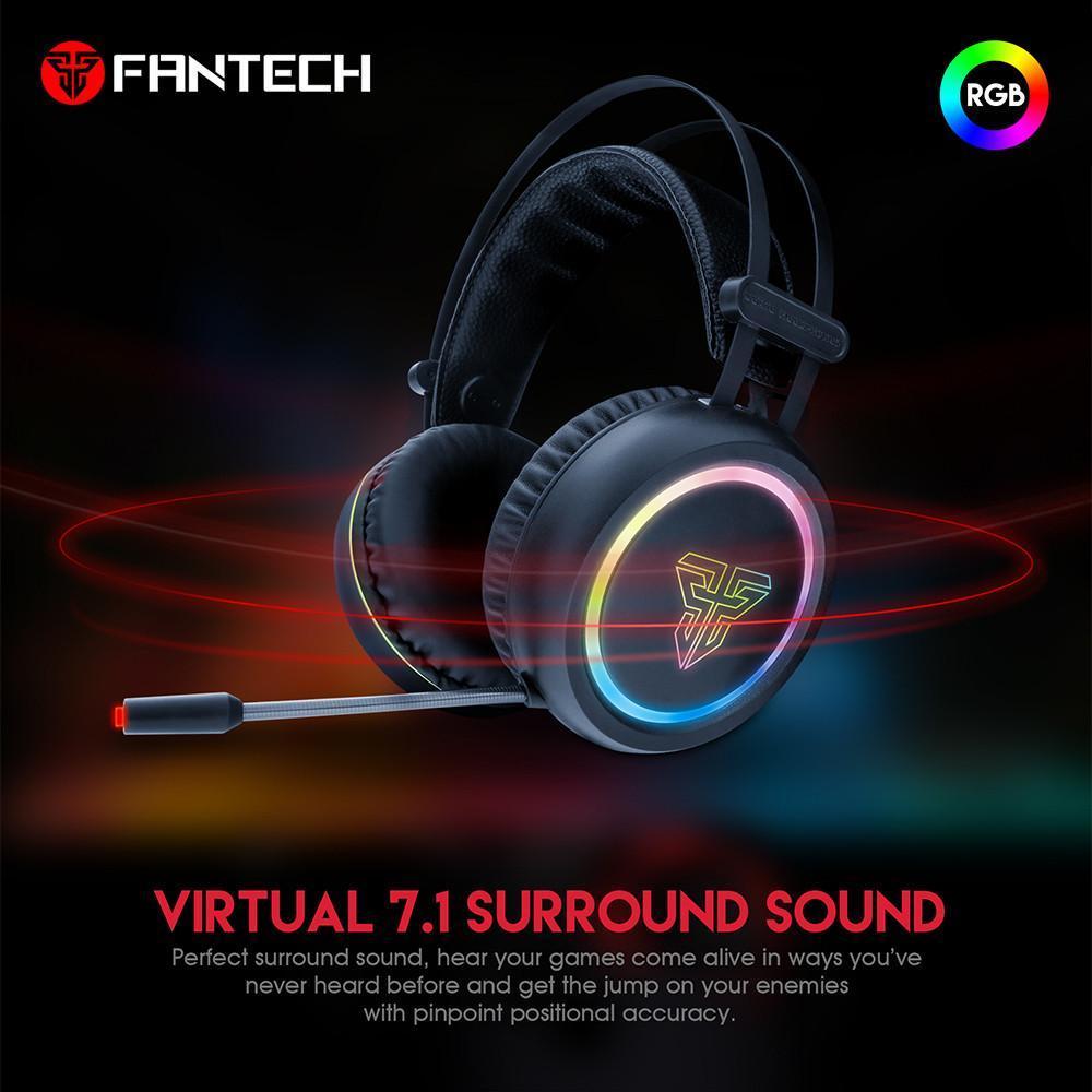Casque gaming avancé avec son virtuel 7.1