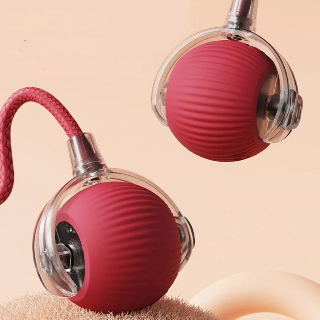 Sprytna poruszająca się kulka dla kotów z ogonem