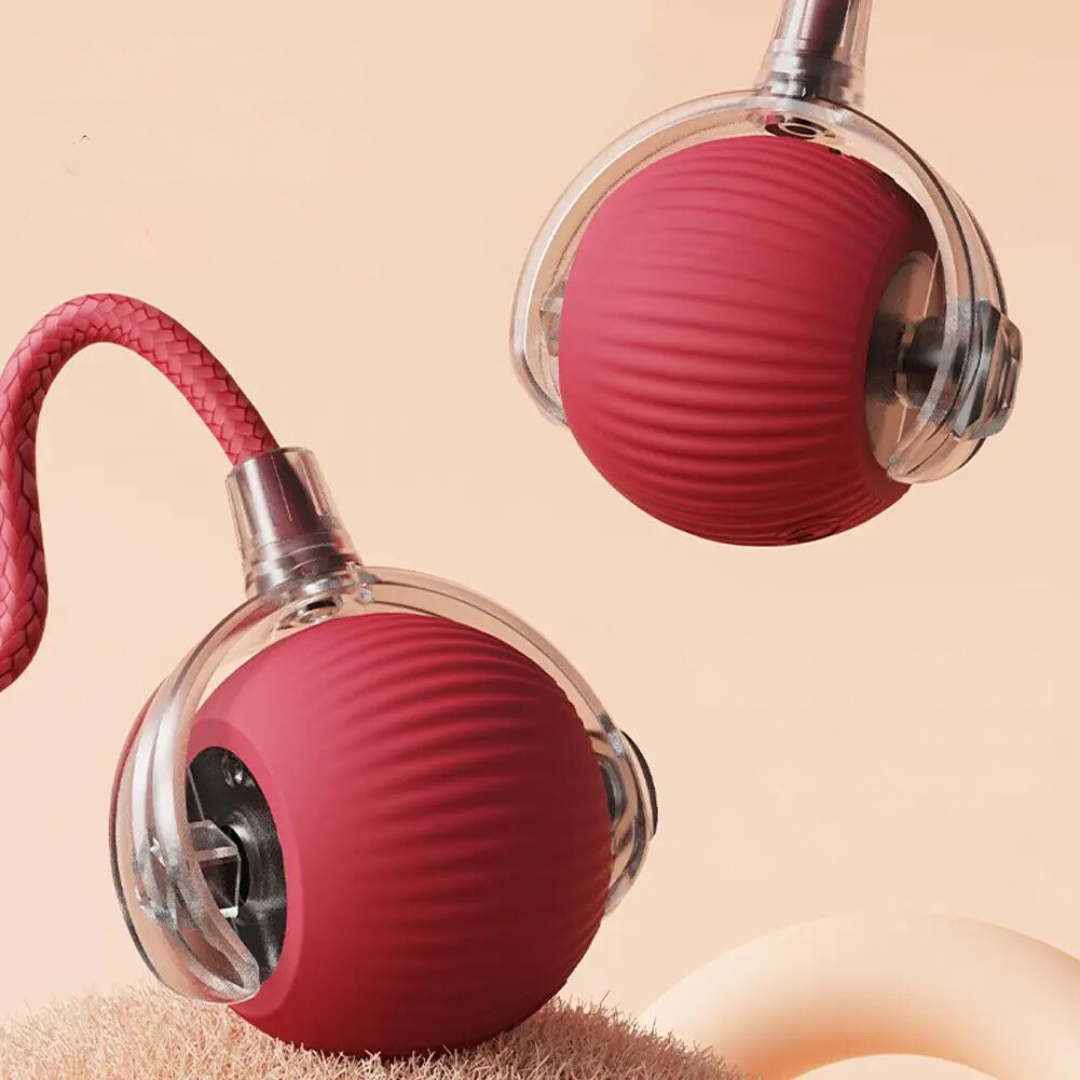 Sprytna poruszająca się kulka dla kotów z ogonem