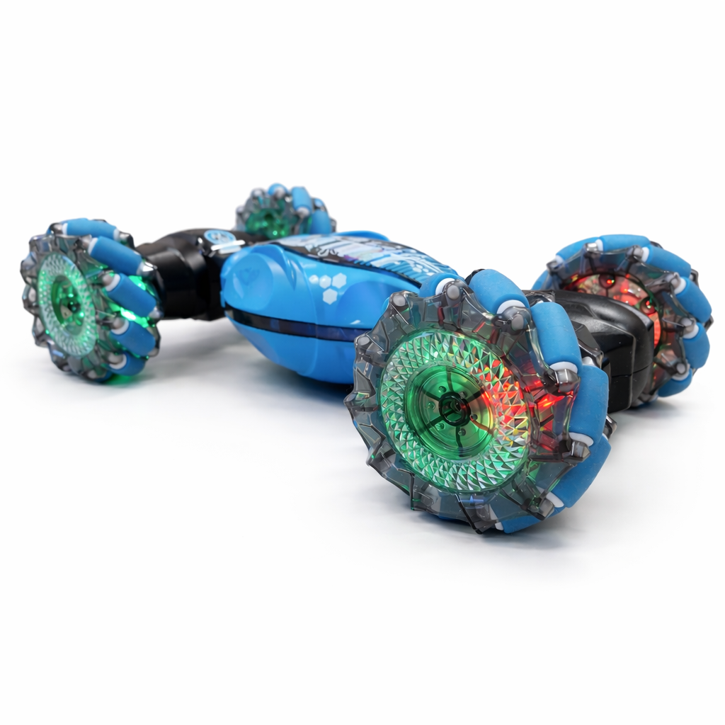 Rc Stunt Car with Gesture Control Wristband and LED Illuminated Wheels - Image 1