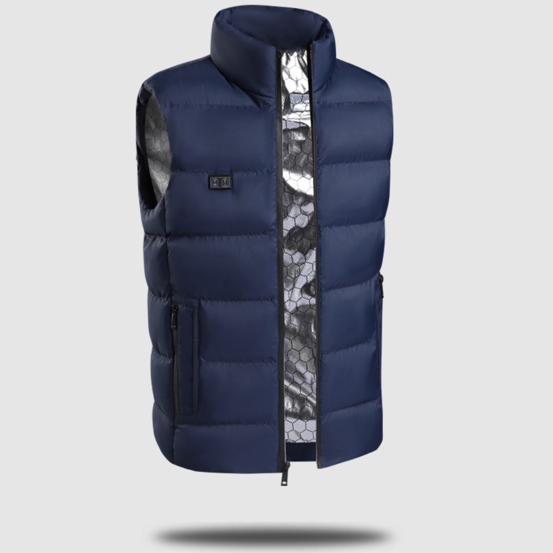 Rechargeable Heated Vest with USB Battery Pack and Adjustable Heat Control - Image 1