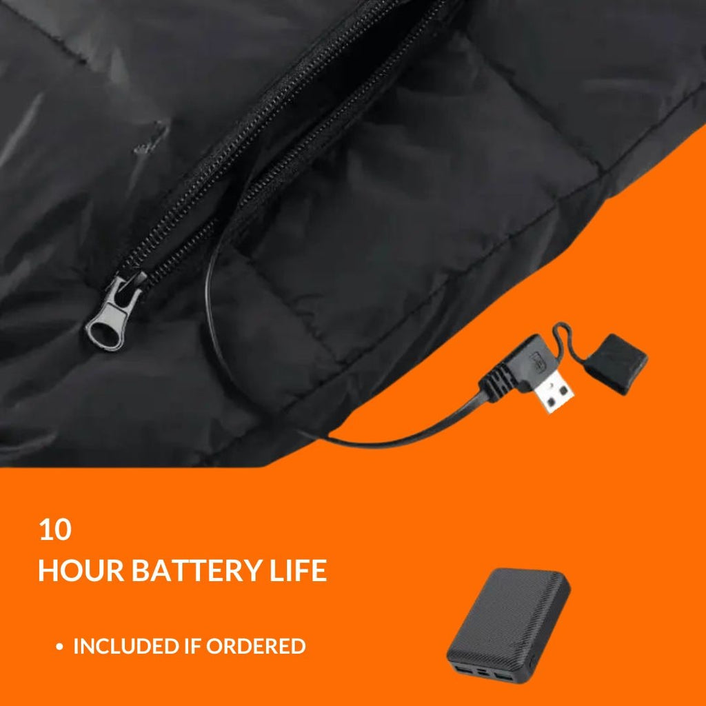 Rechargeable Heated Vest with USB Battery Pack and Adjustable Heat Control - Image 6