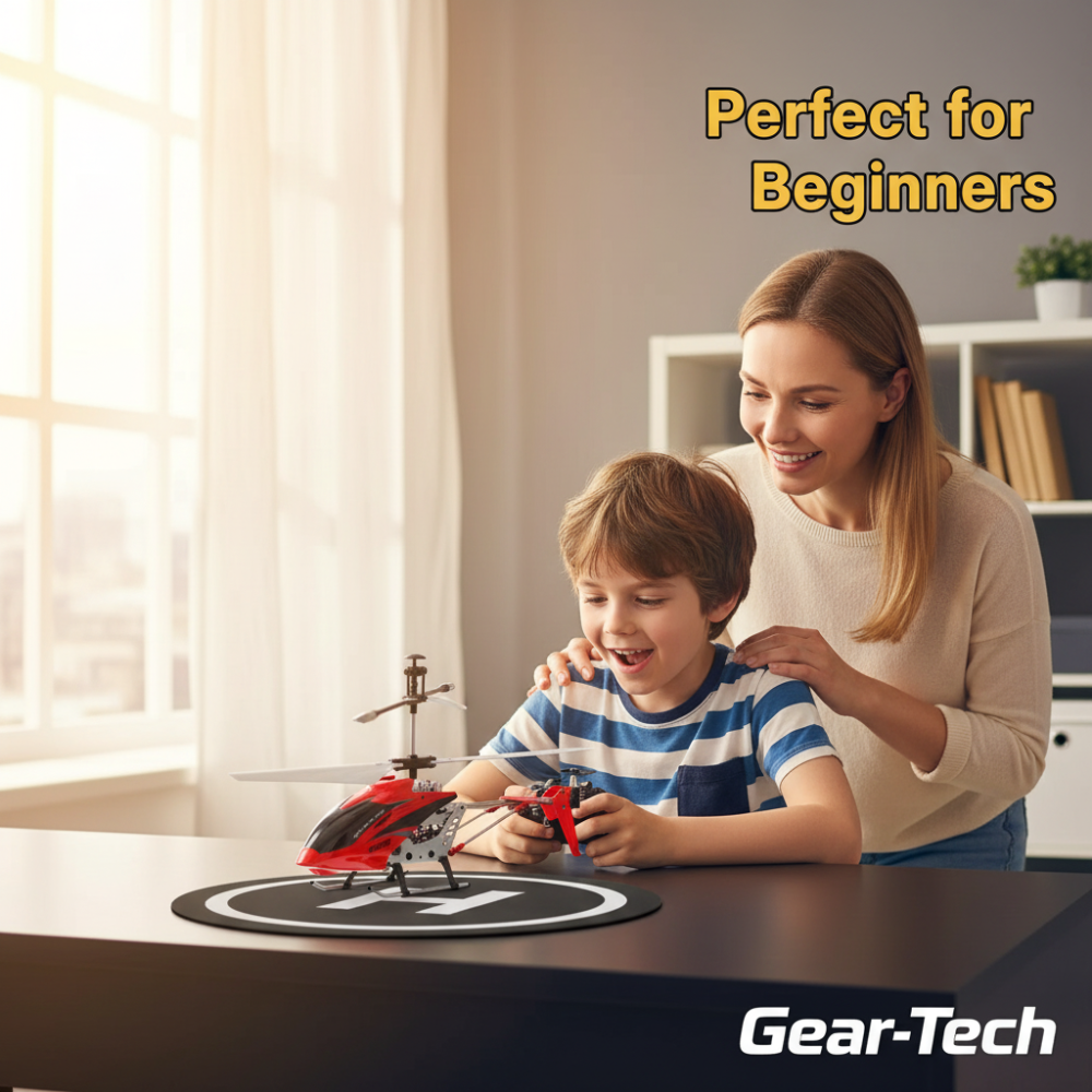 Remote Control Helicopter with Coaxial Rotors Metal Frame and Crash-Resistant Design - Image 13