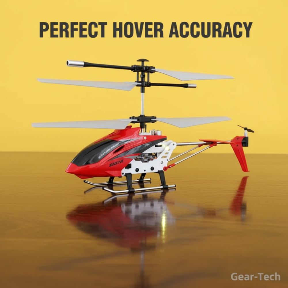 Remote Control Helicopter with Coaxial Rotors Metal Frame and Crash-Resistant Design - Image 16
