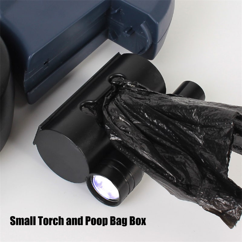Retractable Dog Leash with Flashlight and Bag Dispenser 360 Swivel Dual Pet Lead - Image 16