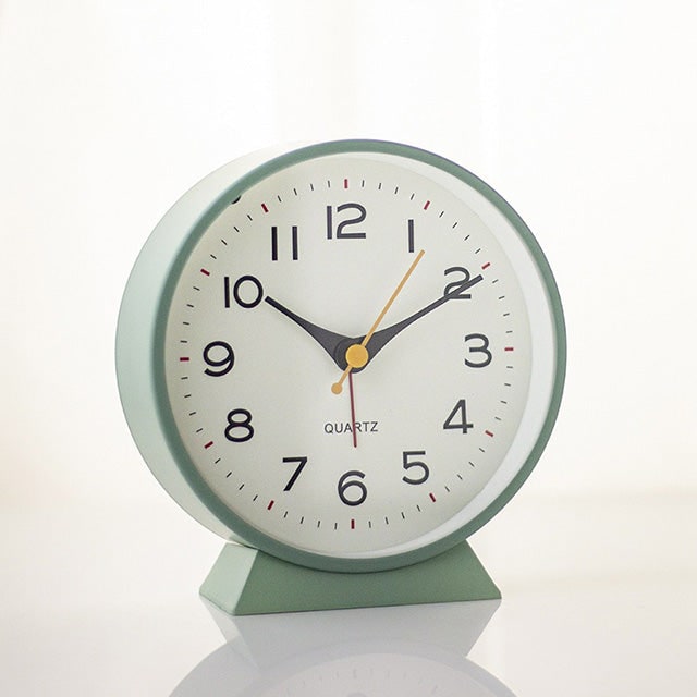 Retro Analog Alarm Clock with Backlight Silent Battery Operated Non-Ticking Quartz - Image 16