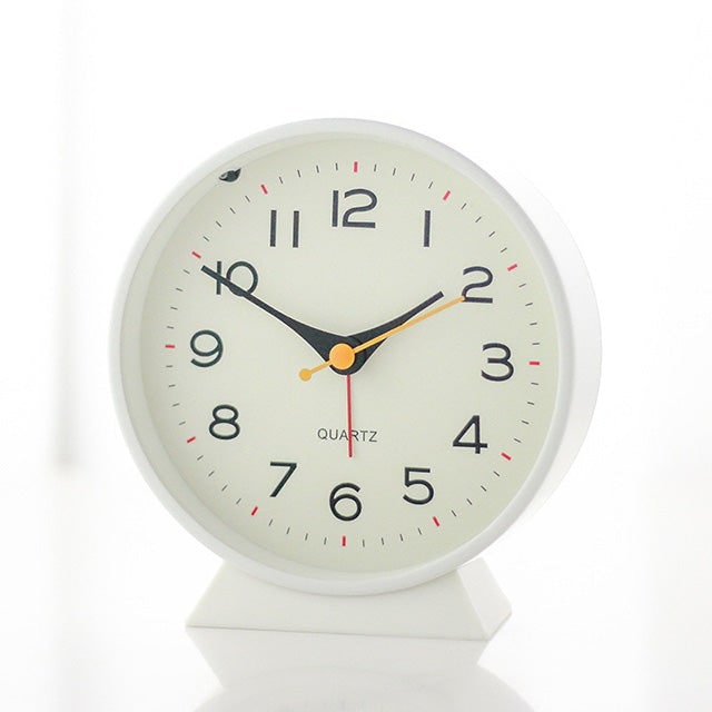 Retro Analog Alarm Clock with Backlight Silent Battery Operated Non-Ticking Quartz - Image 18