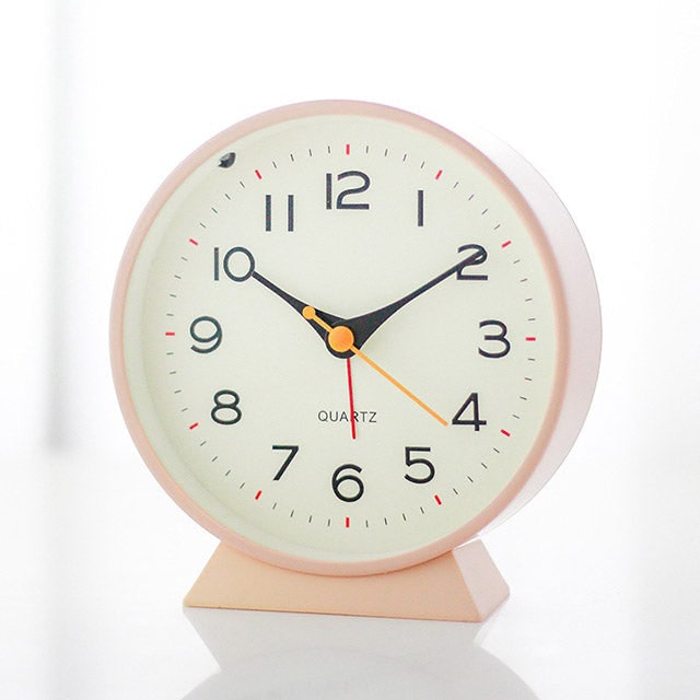Retro Analog Alarm Clock with Backlight Silent Battery Operated Non-Ticking Quartz - Image 20