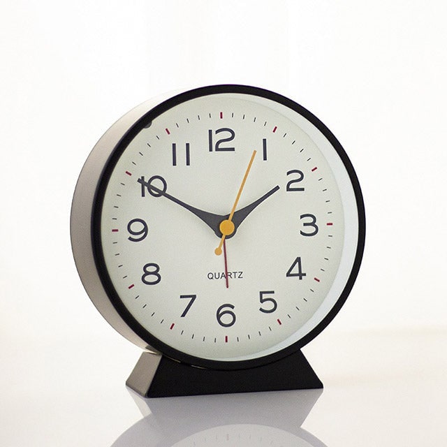 Retro Analog Alarm Clock with Backlight Silent Battery Operated Non-Ticking Quartz - Image 23
