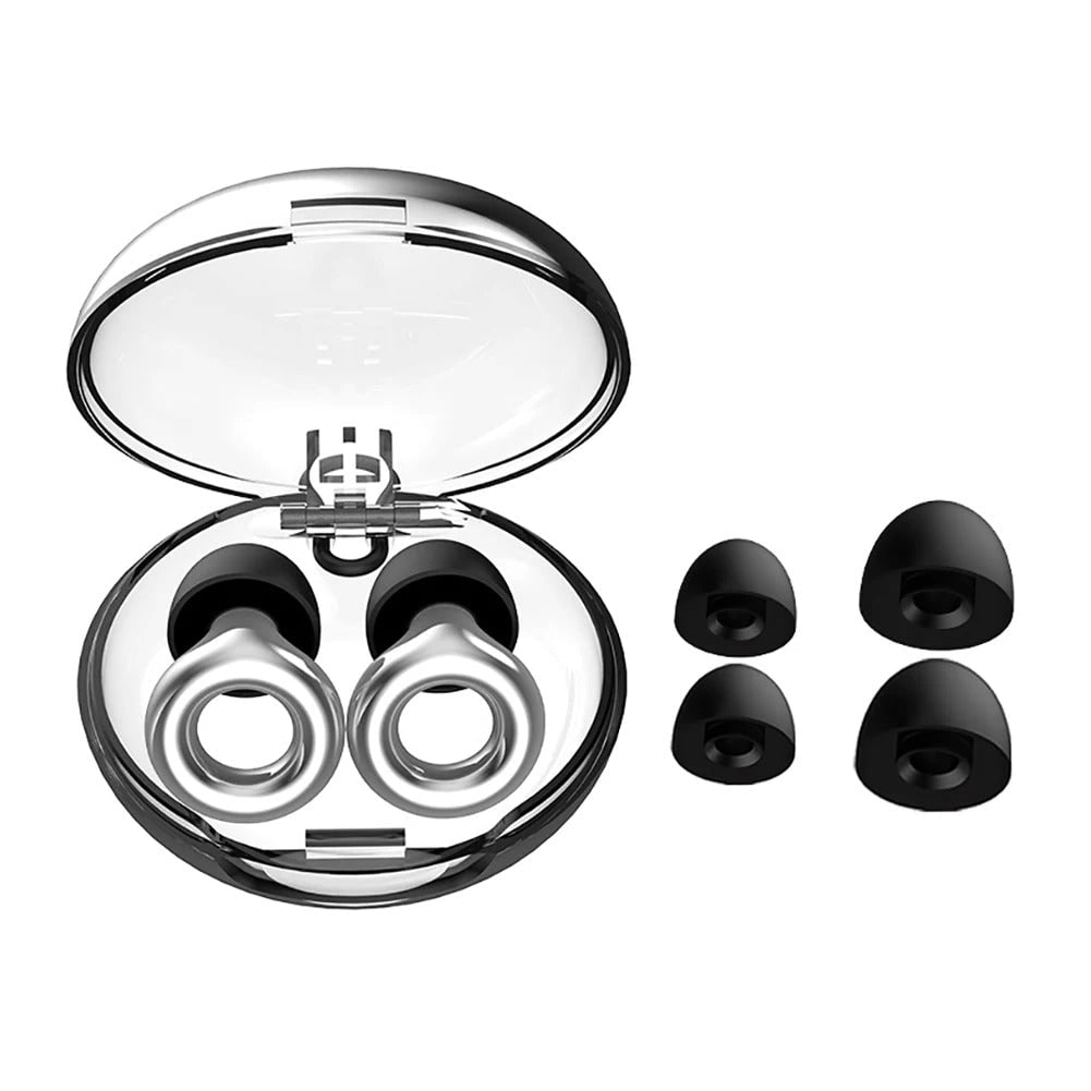 Reusable Noise-Reducing Silicone Earplugs with Storage Case - Image 6