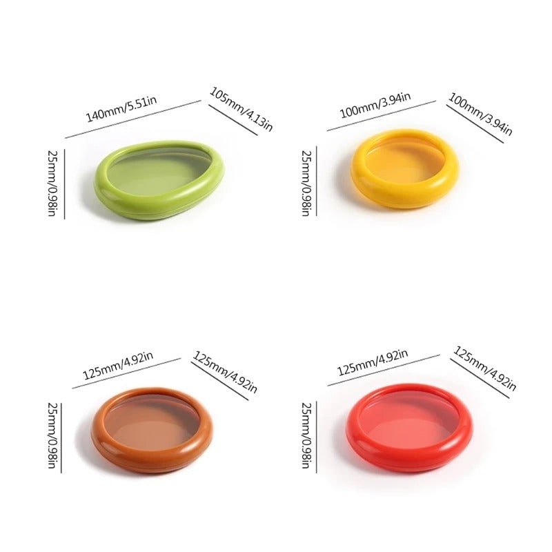 Reusable Silicone Food Savers for Cut Fruit and Vegetables - Image 5