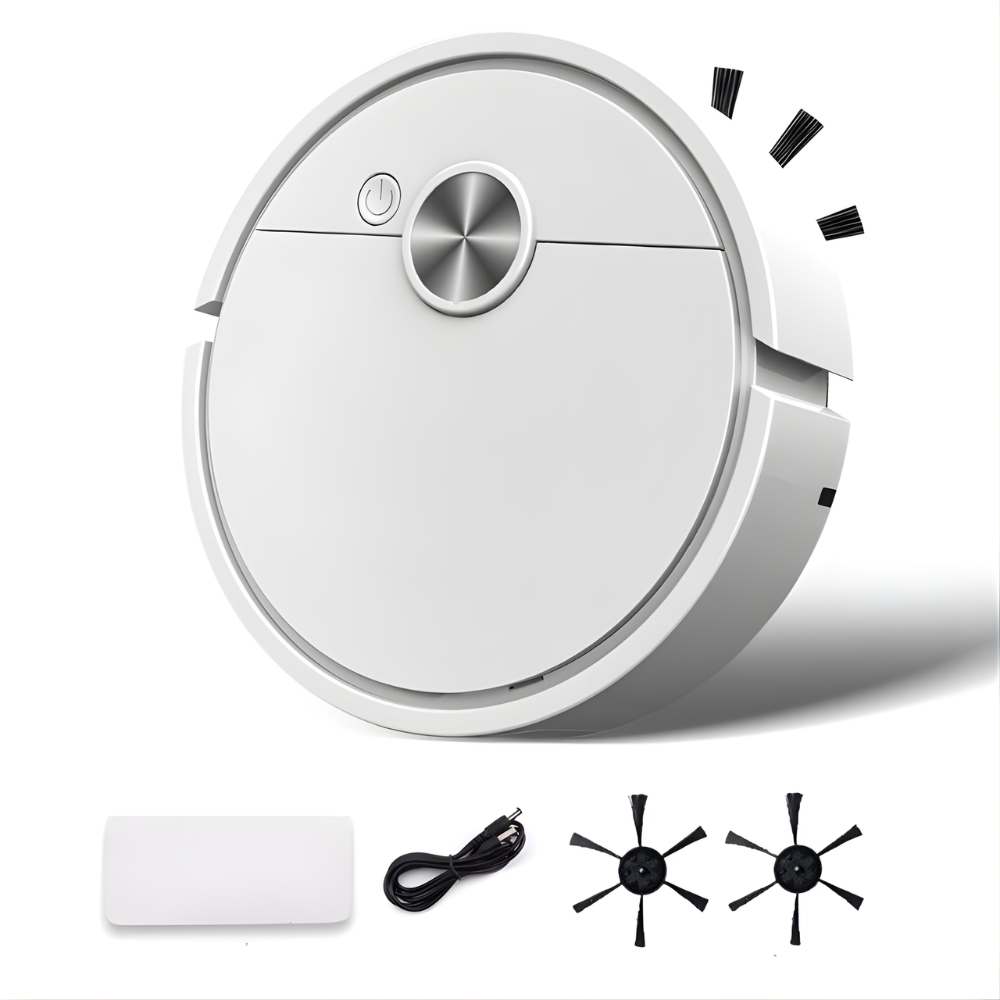 Robot Vacuum and Mop Cleaner with Laser Navigation and Dual Spinning Pads - Image 1