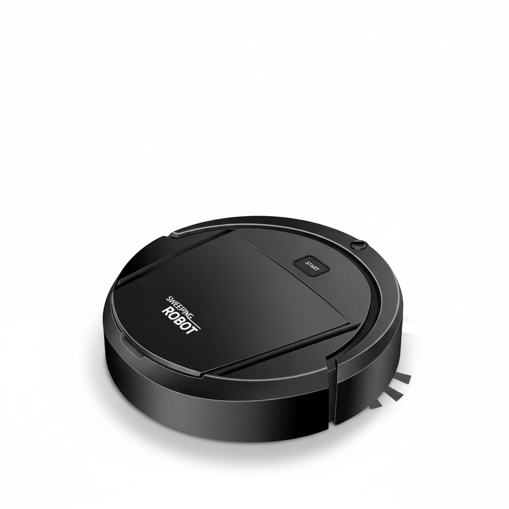 Robot Vacuum Cleaner with Intelligent Navigation and Dual Side Brushes - Image 1