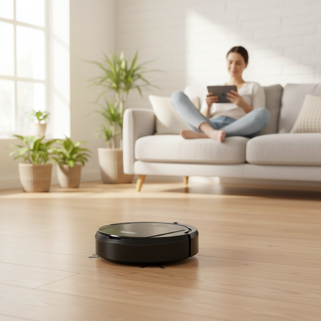Robot Vacuum Cleaner with Intelligent Navigation and Dual Side Brushes - Image 2