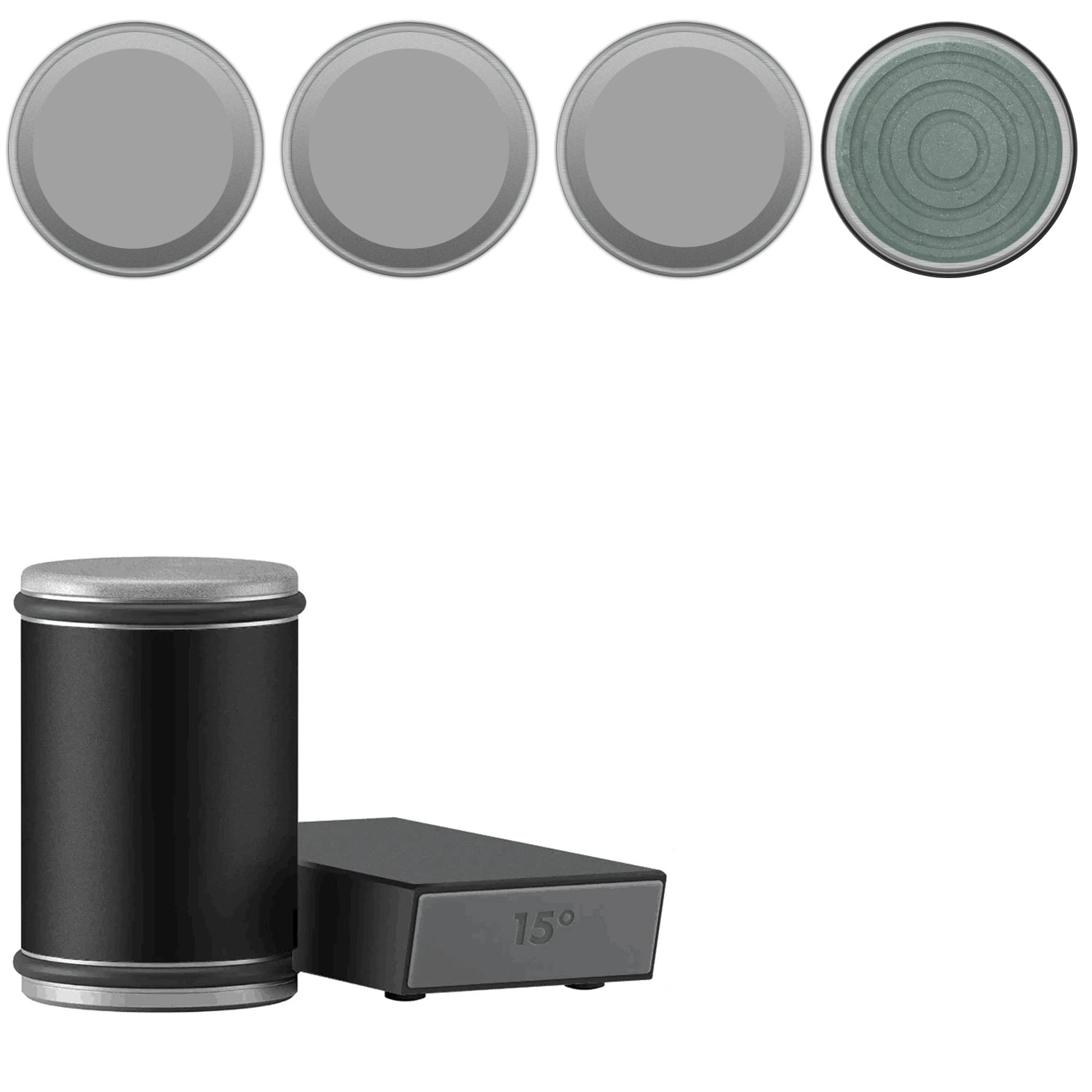 Zaawansowana ostrzałka do noży z rolką i zestawem magnetycznym