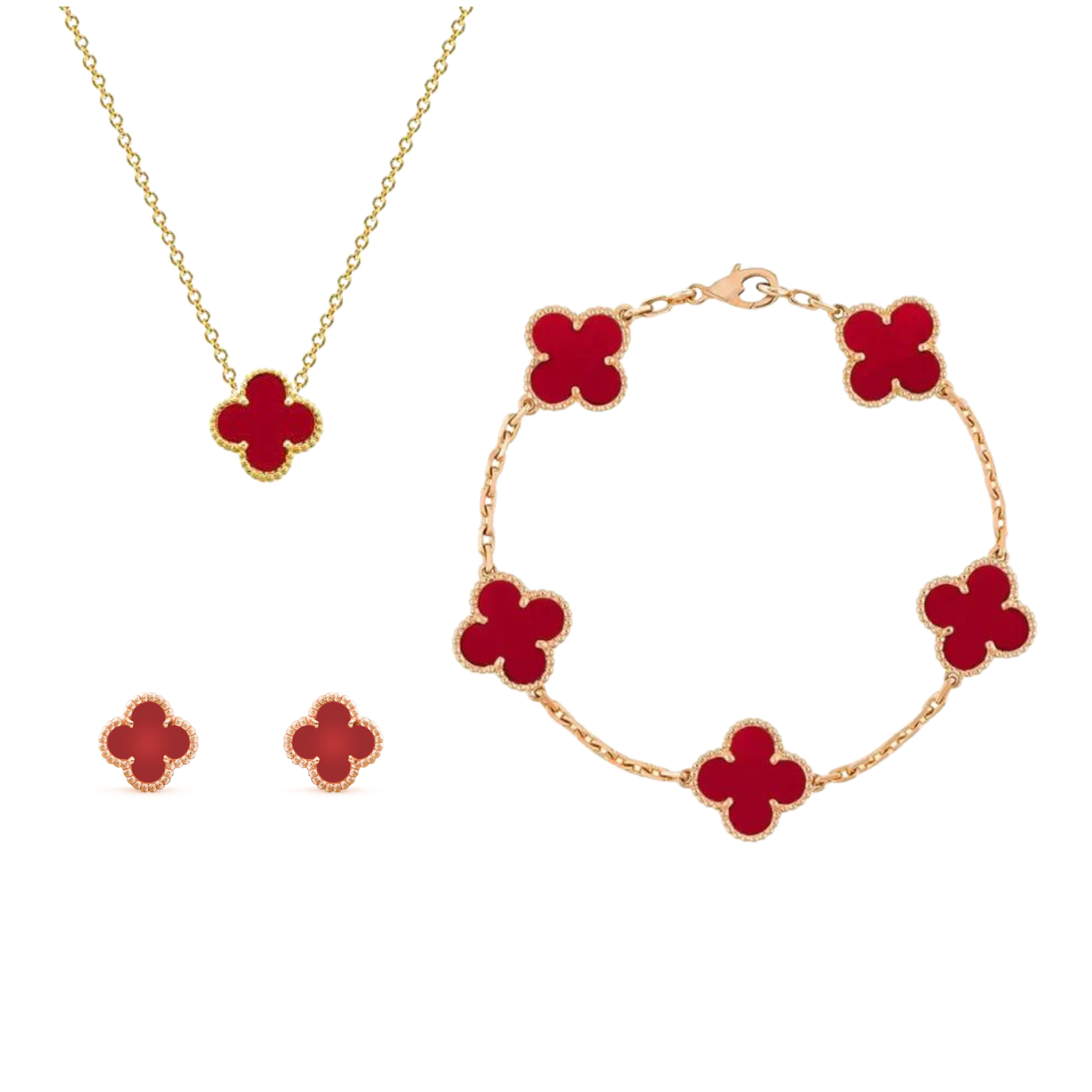 Women's Jewelry Set Classic Clover Set