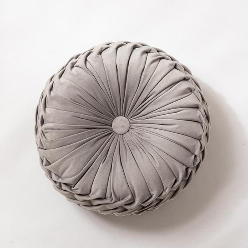 The Pleated Velvet Cushion