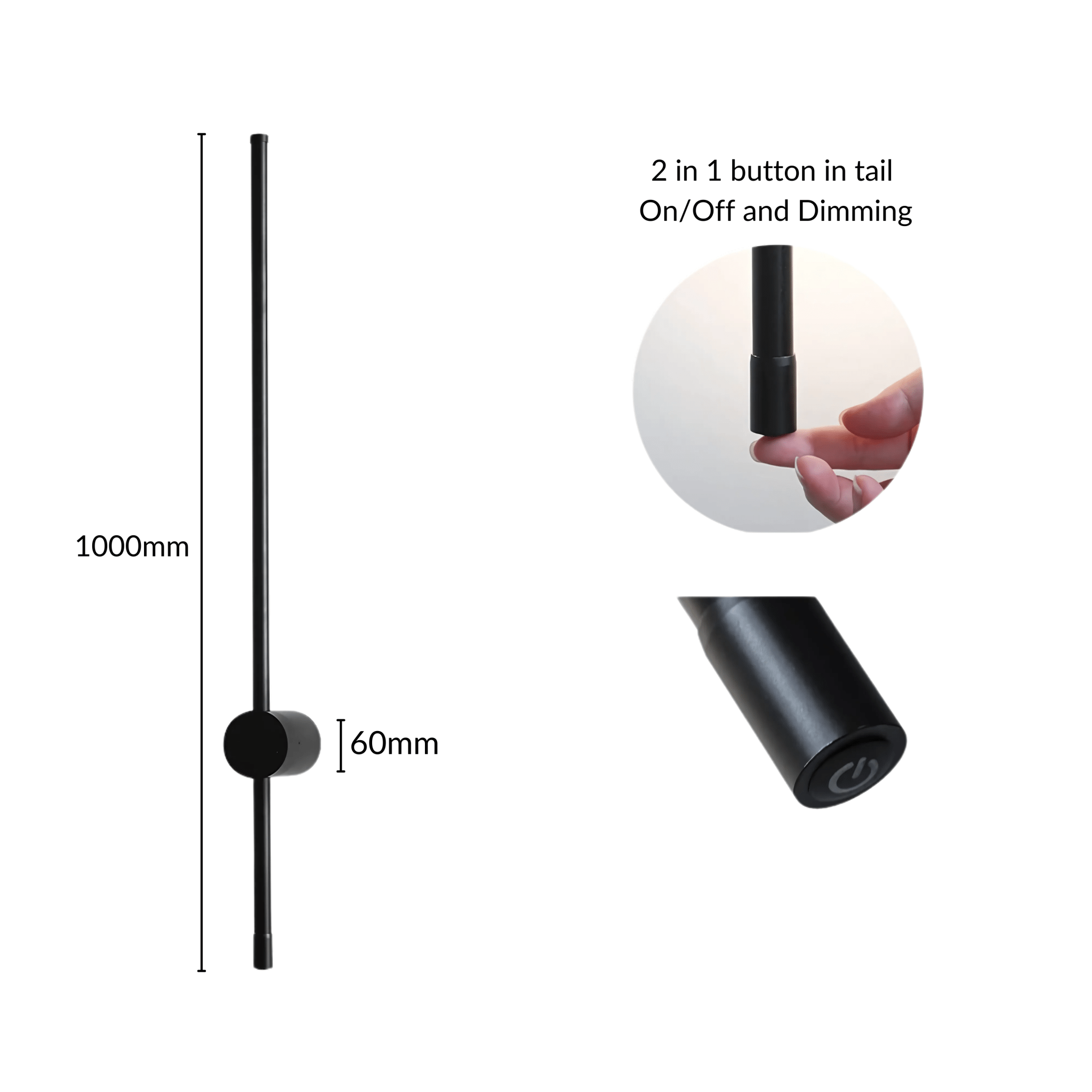 Minimalistyczna Nowoczesna lampa ścienna do wnętrz