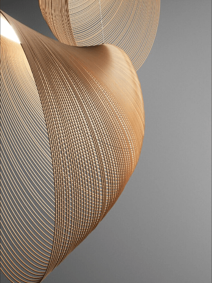 Lampada da soffitto in stile rustico per ambienti accoglienti