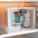 Bezpieczny pojemnik do przechowywania z zamykaną pokrywą