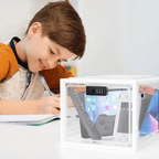 Bezpieczny pojemnik do przechowywania z zamykaną pokrywą