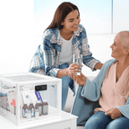 Bezpieczny pojemnik do przechowywania z zamykaną pokrywą