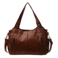 Strukturierte Schultertasche für Damen, tägliche Tragetasche