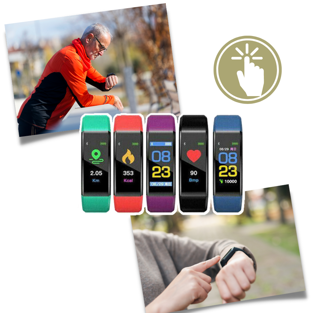 Smartwatch con monitoraggio della salute e tracciamento dell'attività