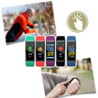 Smartwatch con monitoraggio della salute e tracciamento dell'attività