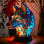 Kolorowa Lampa Stołowa Nocna z Motywem Zwierząt Dekoracyjny Akcent