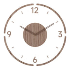 Orologio da parete in legno naturale in stile nordico