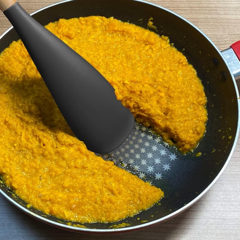 Silicone Spatula Spoon with Wooden Handle and Heat Resistant Tool Rest - Image 14
