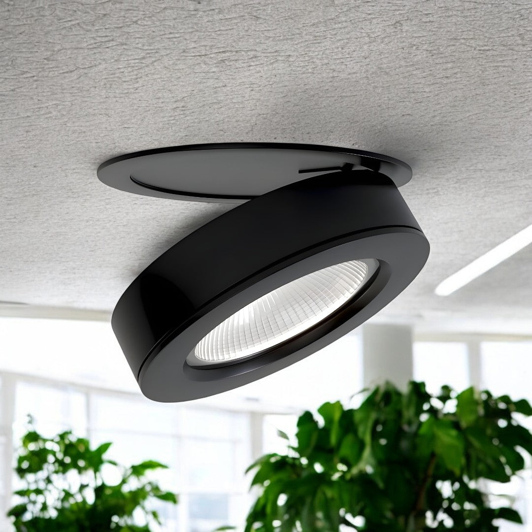 Lampada da soffitto LED incassata rotante 360°