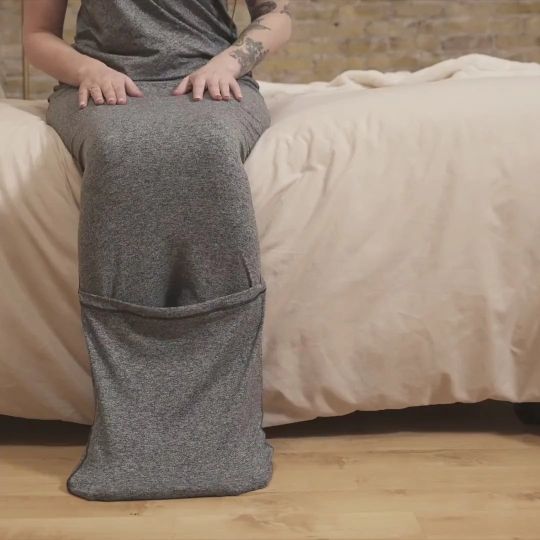 Przytulny koc kompresyjny zapewniający spokojny sen