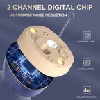 Aparaty słuchowe Bluetooth z redukcją szumów i akumulatorem – łatwe w użyciu