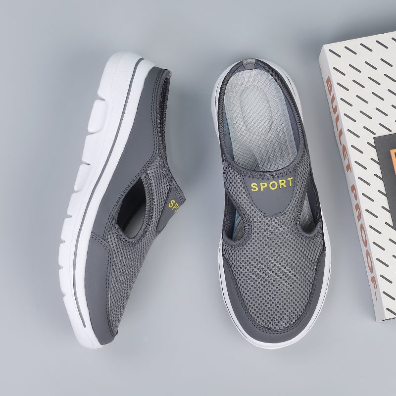 Sneaker Loafers with Breathable Mesh Backless Slip-On Design and Non-Slip Sole - Image 10