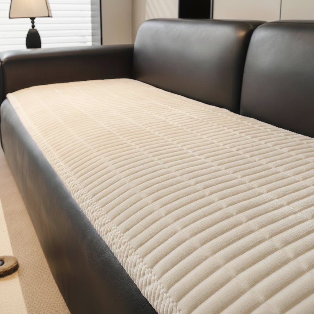 Sofa Cover Quilted Microfiber Furniture Protector Slipcover Non Slip - Image 1