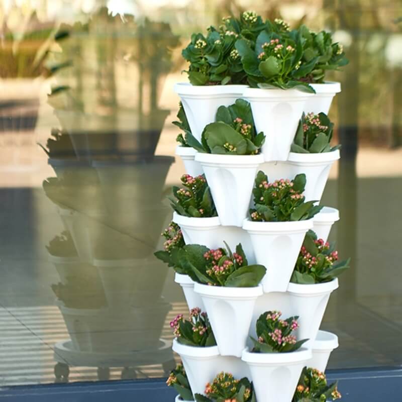 Torre verticale per vasi da giardino
