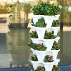 Torre verticale per vasi da giardino