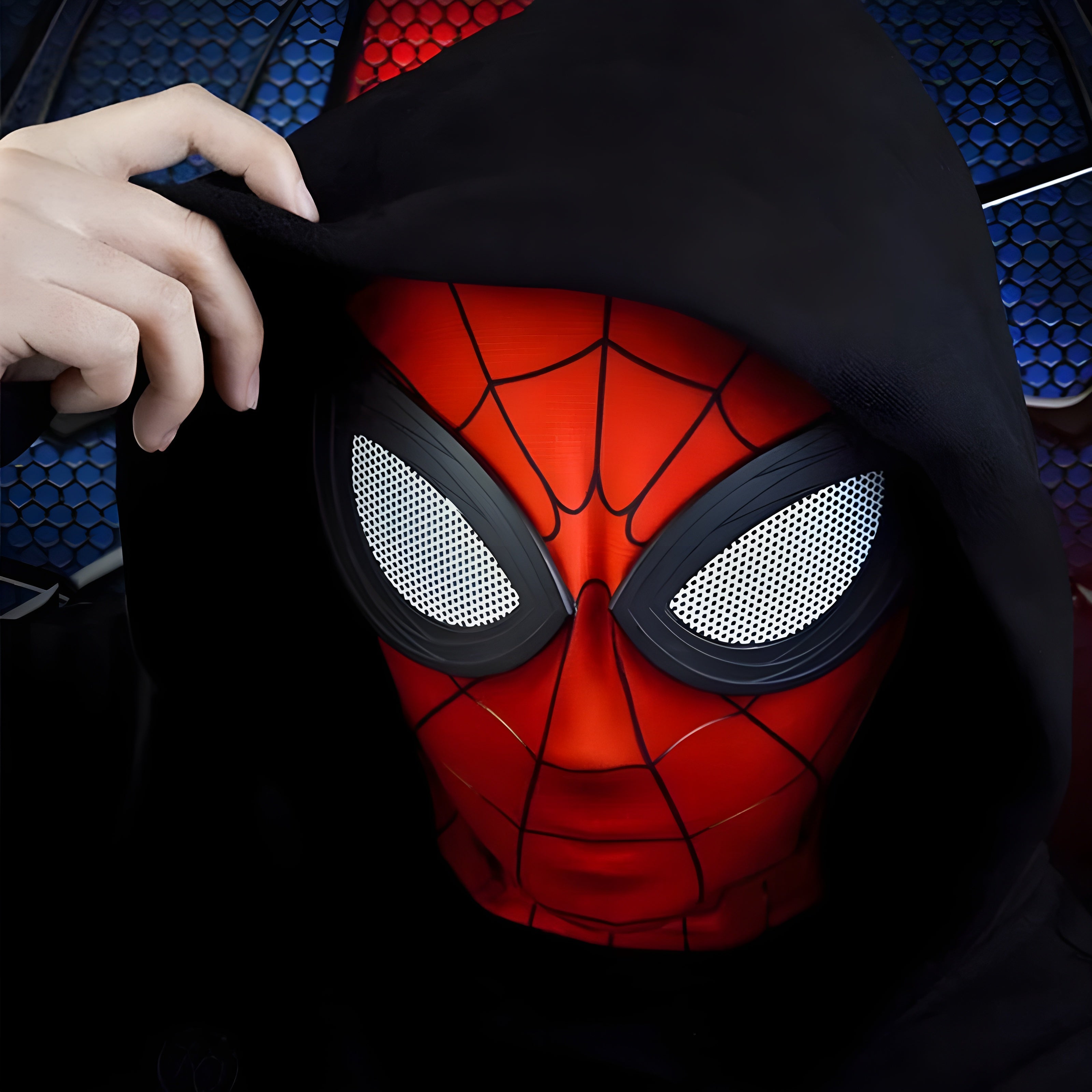 Dynamiczna maska kostiumowa Spider Hero dla dziecia
