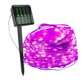 Luces LED decorativas de cadena con forma de hadas, solares y para exteriores