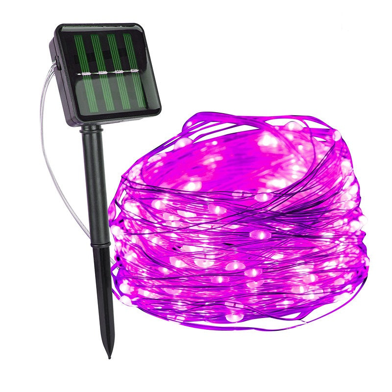 Catena di luci solari LED da esterno a tema fatato decorativo